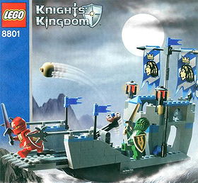 LEGO Knights' Kingdom: Knights' Attack Barge (LEGO 8801)
