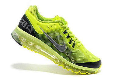 Air Max  2013 Gradient Green-Black Nike Womens Size Shoes
