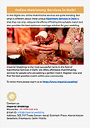 Online Matrimony Services in Delhi