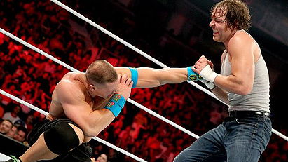 John Cena vs. Dean Ambrose (WWE, Raw, 03/30/15)