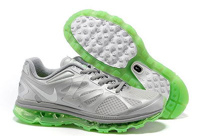 Womens Nike Air Max 2012 Mint GreenGrey Running Shoe