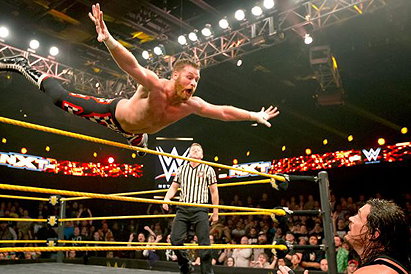 Sami Zayn vs. Rhyno (NXT, 04/15/15)