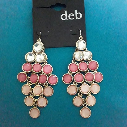 Deb dangle earrings, NEVER WORN