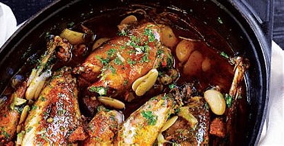 Pot-roast Pheasant with Chorizo, Butter Beans and Parsley