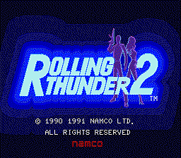 Rolling Thunder 2 Sega Genesis