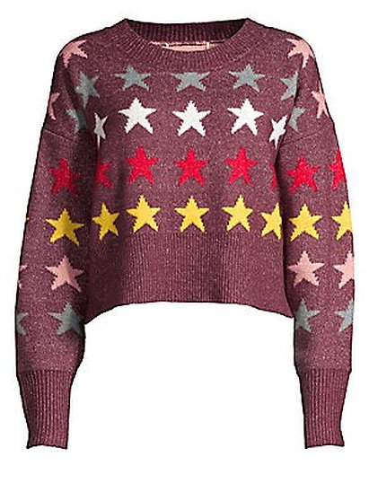 Wildfox Couture Rainbow Star Sweater