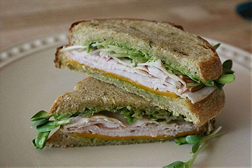 Turkey and Green Chile Sandwich