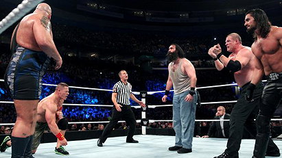 John Cena, Dolph Ziggler, Ryback, Erik Rowan, & Big Show vs. Seth Rollins, Luke Harper, Kane, Rusev, & Mark Henry (Survivor Series 2014)