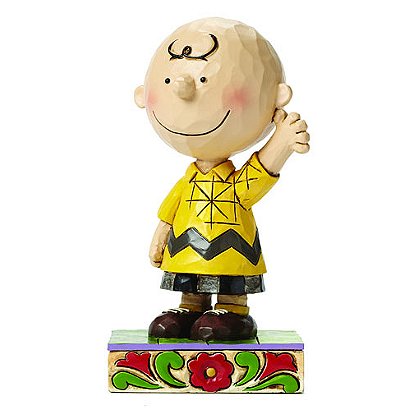 Peanuts Good Man Charlie Brown Jim Shore Statue