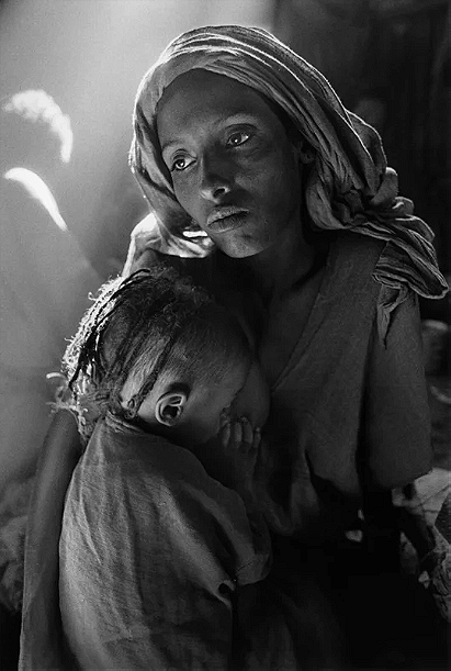 Mother and Child at the Korem Camp, Ethiopia