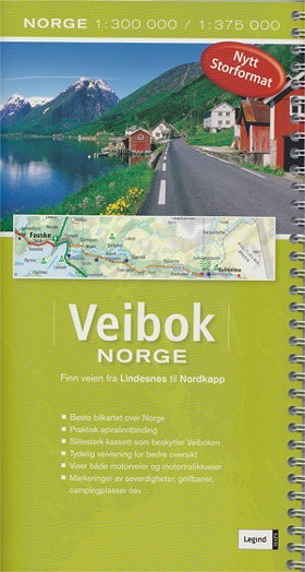 Veibok Norge 1 : 300 000 / 1 : 375 000