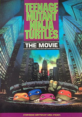 TEENAGE MUTANT NINJA TURTLES THE MOVIE BOOK 1990