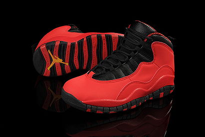 Jordan Steel Retro 10 Men Shoes Fusion Red/Black