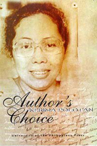 Author's choice: Selected writings of Kerima Polotan (Philippine writers series)