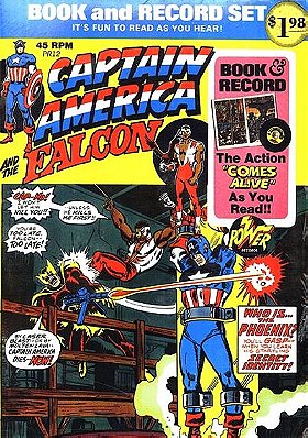 Captain America and the Falcon [Book and Record Set]