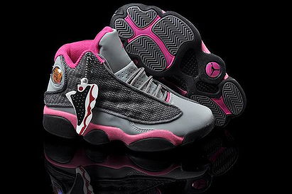 Jordans 13 gray pink Nike Womens Size Shoes