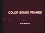 Color Sound Frames
