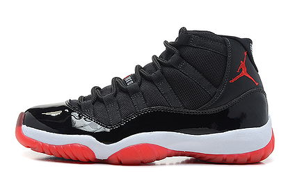 Jordan 11 Retro Bred Black White Varsity Red Mens Size Basketball Shoes