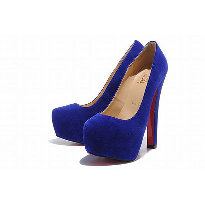 Christian Louboutin Daffy 160mm Suede Pumps Blue