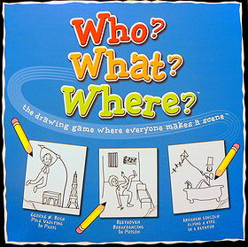Who? What? Where?: The Drawing Game Where Everyone Makes a Scene
