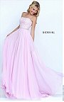 2017 Glamorous Sherri Hill 50039 Sweetheart Strapless Stone Pink Prom Dress Long