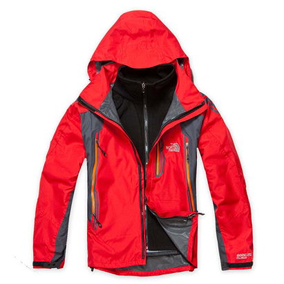 North Face Gore Tex Pro Shell Jacket Red-Mens