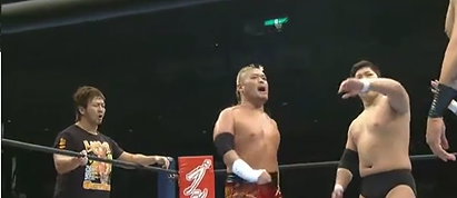 Hiroyoshi Tenzan & Takaaki Watanabe vs. Lance Archer & Davey Boy Smith Jr. (NJPW, King of Pro Wrestling 2013)