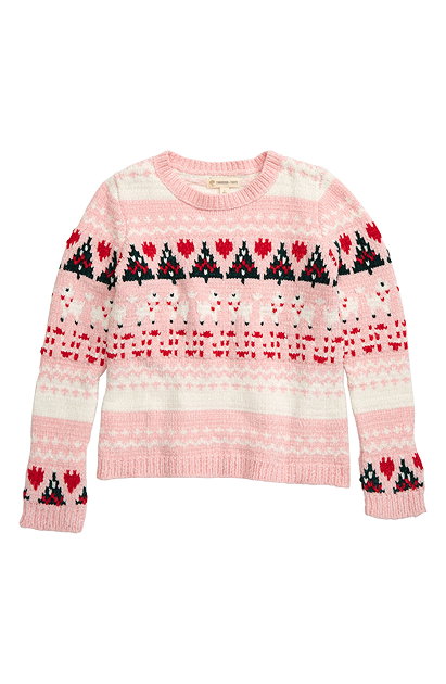 Tucker + Tate Chenille Holiday Sweater (Toddler Girls, Little Girls & Big Girls)