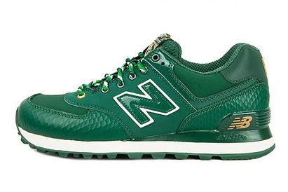 Mens new balance ML574SDG Year of the Snake 2013 Green Golden Shoes