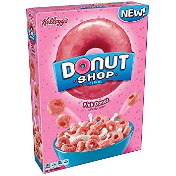 Donut Shop Pink Donut Cereal