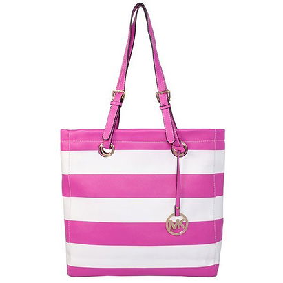 Michael Kors Jet Set Striped Travel Tote Bag