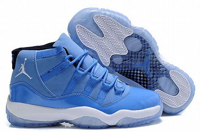 nike jordan air xi all blue retro shoes