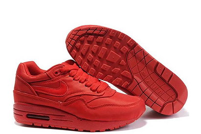 Nike Running Womens Air Max 1 Trainers Sport Red