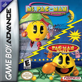 Ms Pac-Man Maze Madness and Pac-Man World