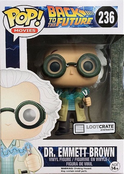 Back to the Future Pop! Vinyl: Doc Brown Lootcrate Exclusive