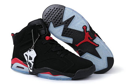 Nike Jordan Shoes 6 BlackSport Red Mens