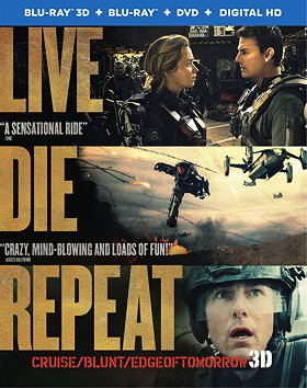 Live Die Repeat: Edge of Tomorrow 3D (Blu-ray 3D + Blu-ray + DVD + Digital HD)