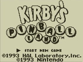 Kirby's Pinball Land