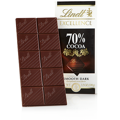 70% Cocoa Lindt EXCELLENCE Dark Chocolate Bar